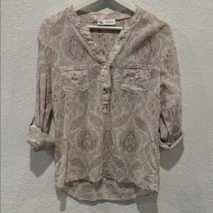 Women's Paisley Blouse, Size S